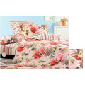 Cheap home bedding set,100%polyester bedding set,flower printed bedding set